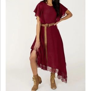 Beautiful deep red dress